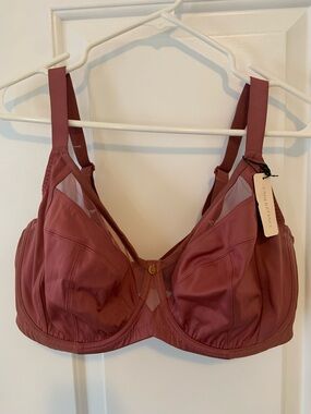Understance Spacer Air Quinn 2.0 FlexWire Unpadded Bra, Deep Crimson / 38 / G